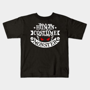 This is my Human Costume-Halloweenshirt Kids T-Shirt